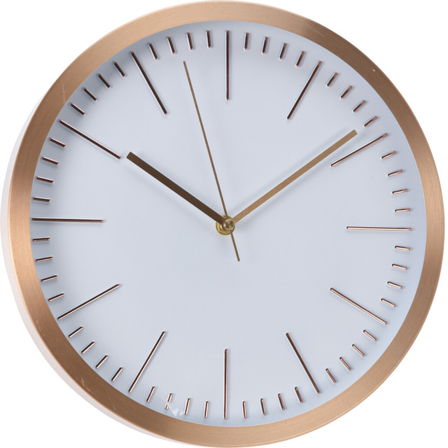 Ceas de perete cu elemente aurii, Ø 30 cm