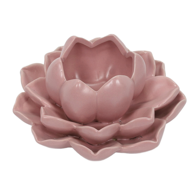 Suport pentru canapea floare de lotus din porțelan, 12,5 x 13 x 6,5 cm