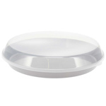 Tava din plastic cu capac, Ø 35,5 x 8,5 cm