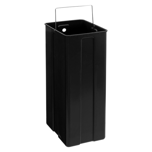 Coș de gunoi Ariane cu două compartimente, din oțel inoxidabil, cu pedală, 2 x 30 l