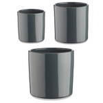 Set 3 ghivece rotunde din ceramica