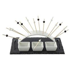 Set de servire gustari, portelan