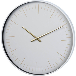 Ceas de perete modern, cu ace aurii, Ø 50,7 cm