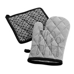 Manusa de bucatarie cu suport de vase CUISILINE, din bumbac reciclat