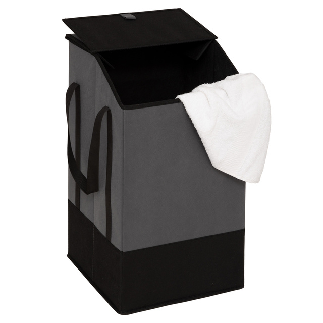 Sac pentru rufe închis BICOL, 45 l, antracit