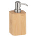 Distribuitor de sapun lichid BAMBOO, bambus, 220 ml, Wenko