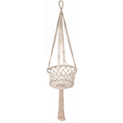 Ghiveci de flori suspendat de macrame, 45 cm