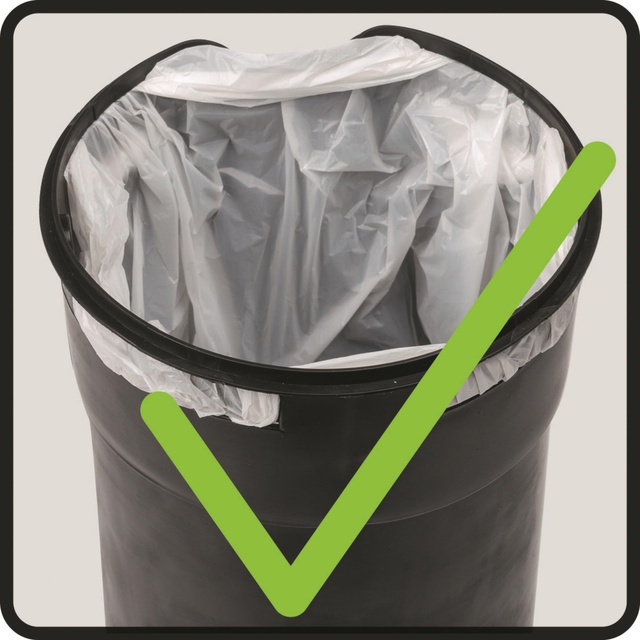 Cos de gunoi LEMAN, gri, 5 L, Wenko