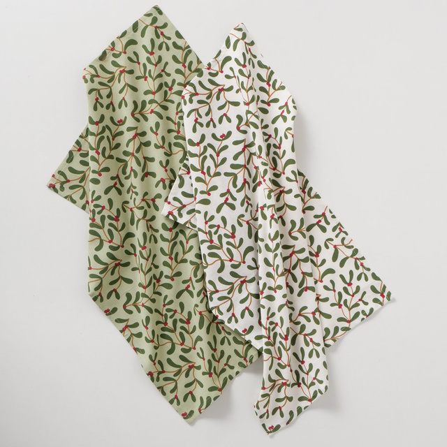 Prosoape de bucătărie cu model mic MISTLETOE, 50 x 70 cm, 2 buc.