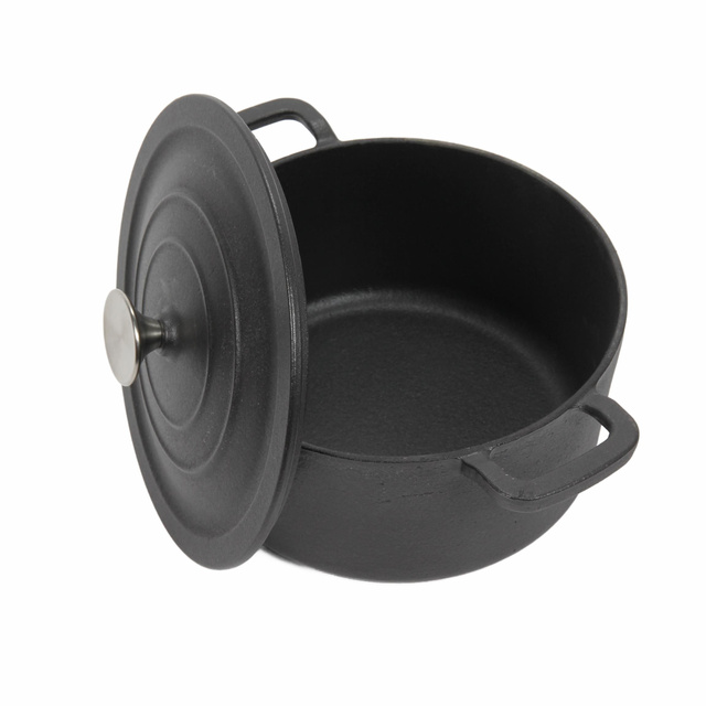 Cazan din fonta cu capac, Ø 24 cm