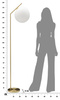 Lampa de podea GLAMY, inaltime 179 cm