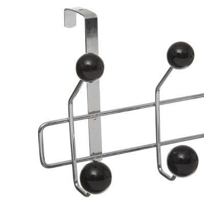 Cuier pentru ușă cu 10 cârlige, metal