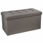 Puf decorativ Lysandre, o piesa de mobilier stilata cu spatiu de depozitare