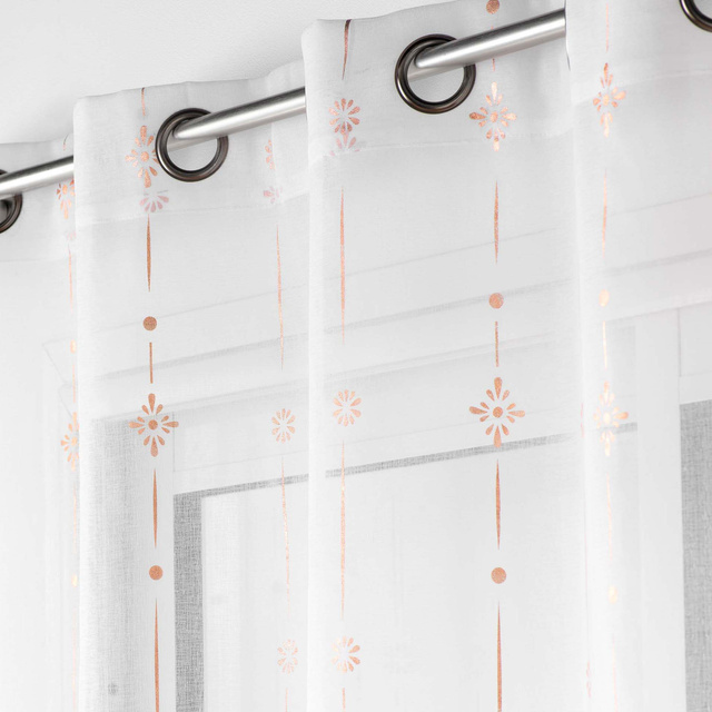 Perdeaua cu ineluri ARIANE, 140 x 200 cm