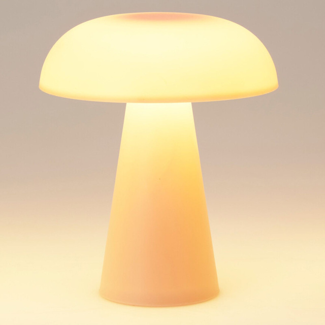 Lampa ciupercă RILO, Ø 15 x 18 cm, bej