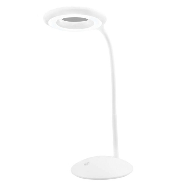 Lampa LED de birou, cu lupa Ø 14,8 cm