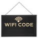 Tabla de scris cu creta WIFI CODE, 35 x 22 cm