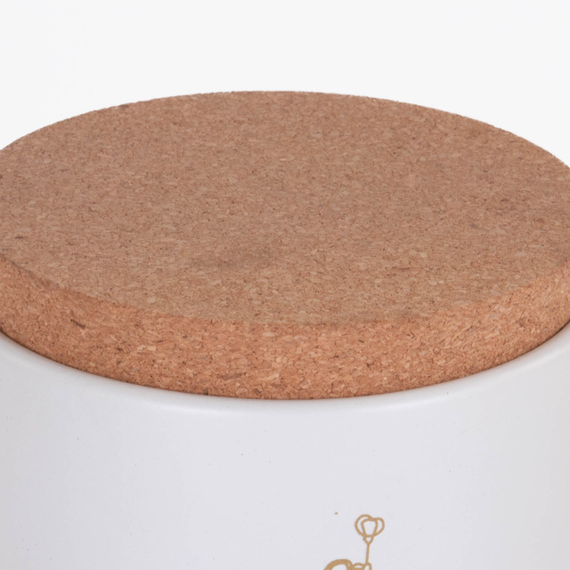 Cutie pentru zahar cu capac de pluta SUGAR, 750 ml