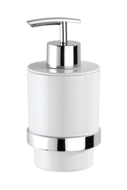 Dispenser săpun lichid cu suport QUADRO, 250 ml, WENKO