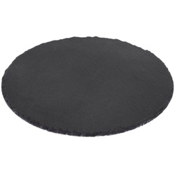 Tava de servire, rotundă pentru gustări din piatră de ardezie