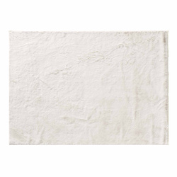 Covor moale din blană artificială, bej, FELINE