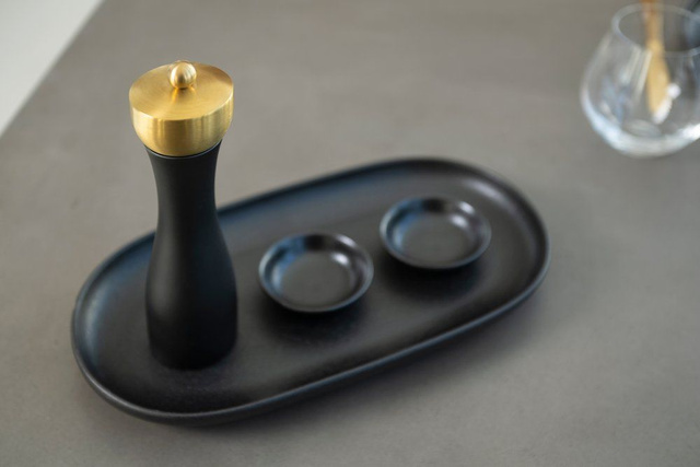 Râșniță decorativă pentru sare sau piper, 20 cm