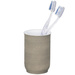 O ceașcă de baie pentru o periuță de dinți, un recipient NEBO cu textură decorativă - WENKO
