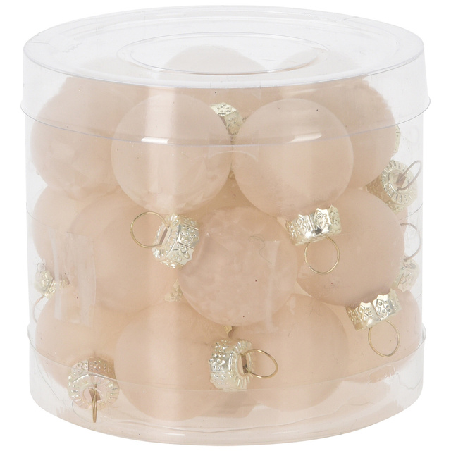 Set globulete din sticla, 24 bucati, Ø 2,5 cm