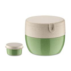 Cutie mic dejun, recipient pentru salata si sos BENTOBOX M, 2 elemente, KOZIOL