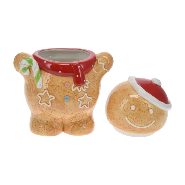 Recipient de Crăciun în formă de turtă dulce, 15 x 19 cm, COOKIE
