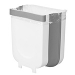 Recipient din plastic cu capac din bambus, 26 x 17,5 x 12,5 cm