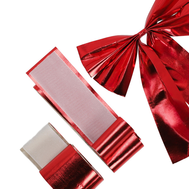 Decorațiune de Crăciun pentru ușă, fundă, 33 x 42 cm