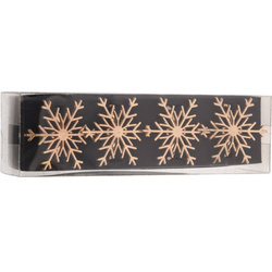 Ineluri aurii pentru șervețele cu motiv sărbătoresc, 4 buc.