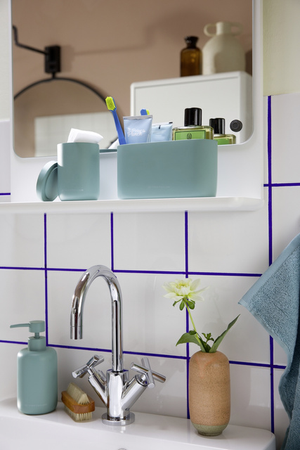 Organizator pentru baie cu pahar dublu TOM TAILOR