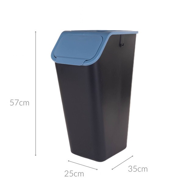 Coș de gunoi pentru sortarea deșeurilor, 4 x 35 l