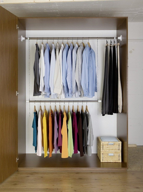 Organizer telescopic pentru haine - 3 piese, WENKO