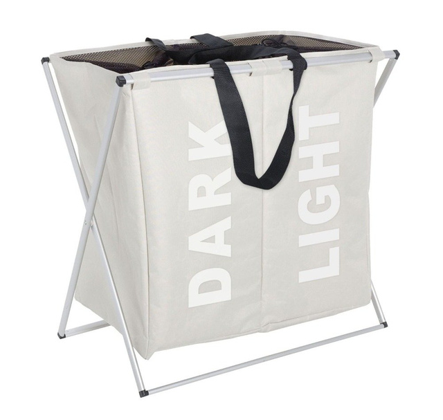 Containere pentru rufe DUO - 120 litri, WENKO, bej