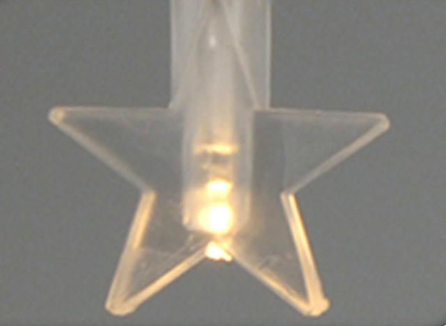 Ghirlanda luminoasa, 10 diode LED in forma de stelute, pe baterii