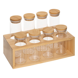 Set de recipiente pentru condimente EPICE, 4 x 80 ml și 4 x 120 ml