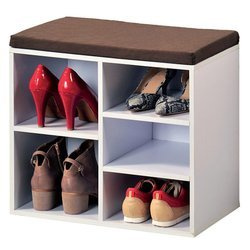 Comoda cu scaun pantofi, din lemn