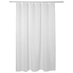 Perdeau de dus ABELIE 180x200 cm, poliester, alb