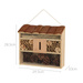 Casa pentru insecte cu acoperis din lemn, 29,5 x 10 x 28,5 cm