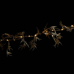 Ghirlanda de lumina interior cu motiv floral, 25 LED-uri