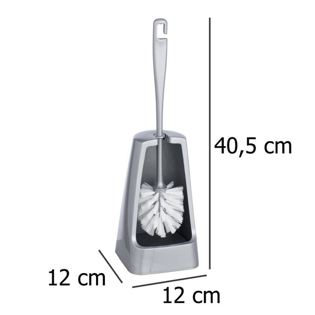 Perie de toaleta cu suport Wenko, Plastic