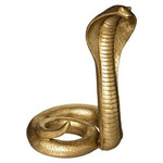 Figurina decorativă din polirășină COBRA, 36 cm