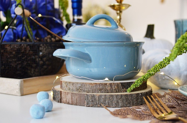 Suporturi din lemn NATURAL pentru farfuri, set de 4