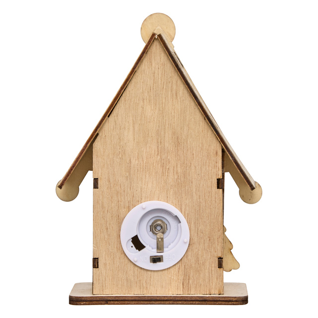 Lampă festivă LED, căsuță din turtă dulce, 15 cm, model 2