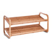 Suport din bambus pentru pantofi, încălțăminte, 2 niveluri, ZELLER