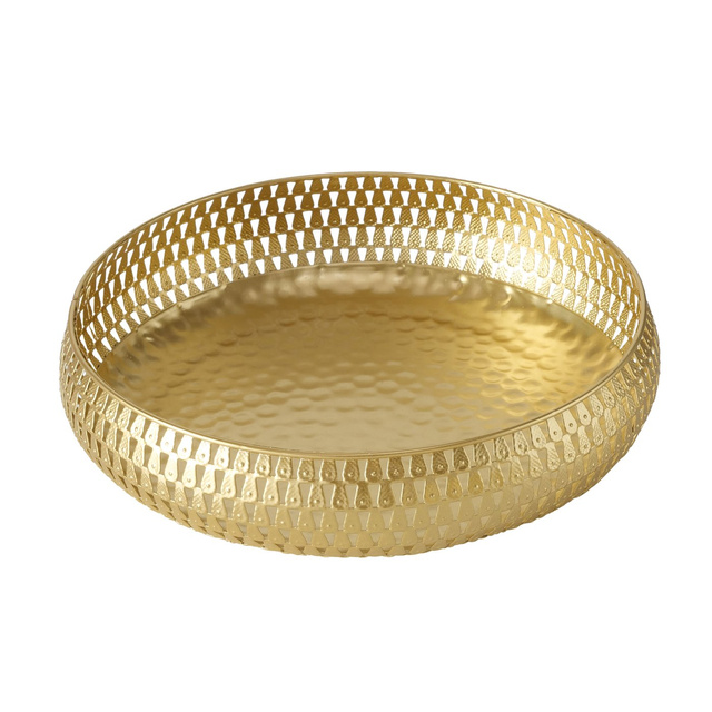 Set 2 boluri decorative Galdo, auriu