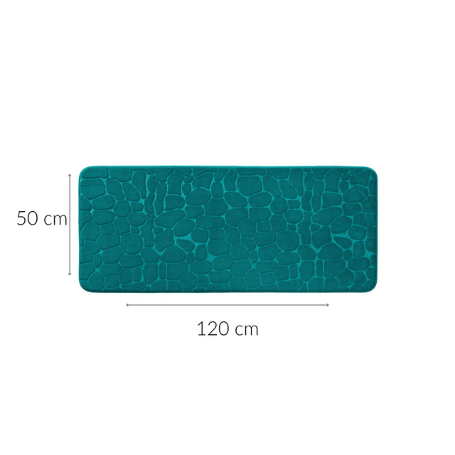 Covor de baie lung cu model embosat, 50 x 120 cm